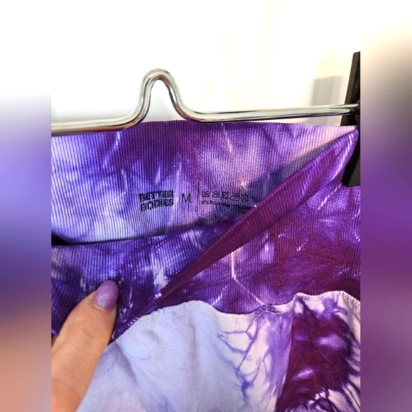 Purple Tie-Dye Women's Bumtastic Leggings! - Picture 11 of 13